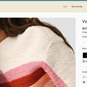 Faherty Vista Stripe Pullover